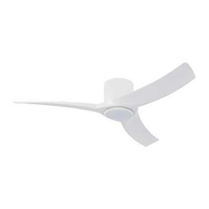 ZEVENTI - Ventilatore da soffitto dimmerabile a LED ORBITO LED/24W/230V 3000/4000/6000K Wi-Fi Tuya bianco + telecomando