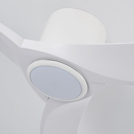 ZEVENTI - Ventilatore da soffitto dimmerabile a LED ORBITO LED/24W/230V 3000/4000/6000K Wi-Fi Tuya bianco + telecomando