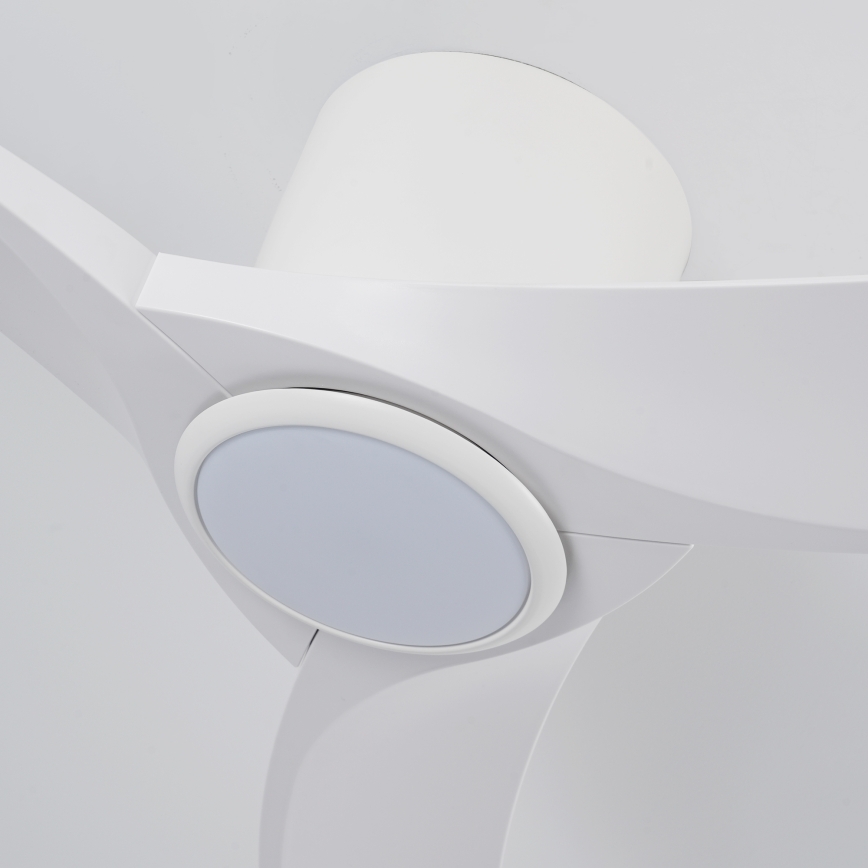 ZEVENTI - Ventilatore da soffitto dimmerabile a LED ORBITO LED/24W/230V 3000/4000/6000K Wi-Fi Tuya bianco + telecomando