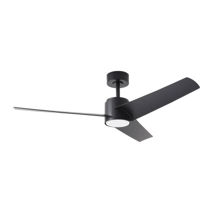 ZEVENTI - Ventilatore da soffitto LED ORVIETO LED/18W/230V 3000-6000K Wi-Fi Tuya nero + telecomando