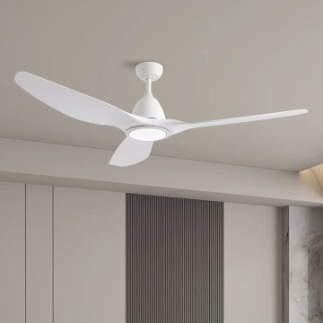 ZEVENTI - Ventilatore da soffitto LED URBINO LED/20W/230V 3000-6000K Wi-Fi Tuya bianco + telecomando