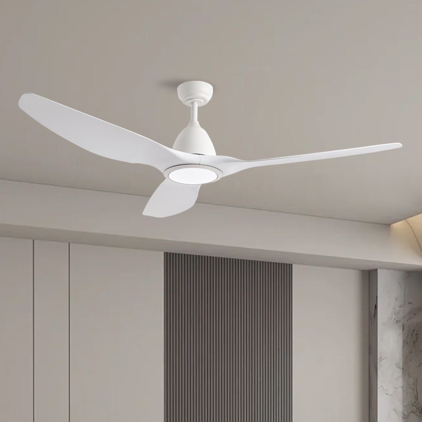 ZEVENTI - Ventilatore da soffitto LED URBINO LED/20W/230V 3000-6000K Wi-Fi Tuya bianco + telecomando
