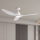 ZEVENTI - Ventilatore da soffitto LED URBINO LED/20W/230V 3000-6000K Wi-Fi Tuya bianco + telecomando