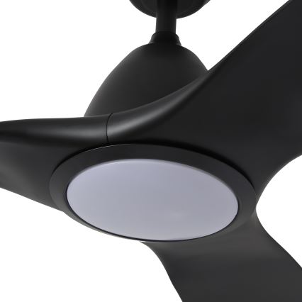 ZEVENTI - Ventilatore da soffitto LED URBINO LED/20W/230V 3000/4000/6000K Wi-Fi Tuya nero + telecomando