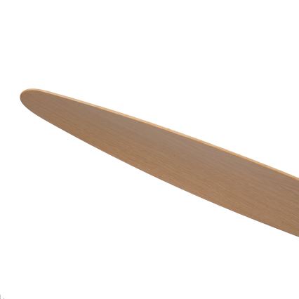 ZEVENTI - Ventilatore da soffitto dimmerabile VENTORA LED/24W/230V 3000/4000/6000K Wi-Fi Tuya bianco/rovere + telecomando