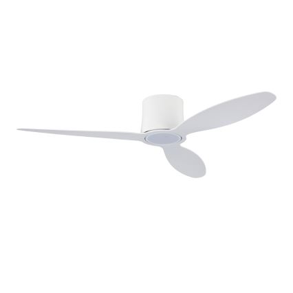 ZEVENTI - Ventilatore da soffitto dimmerabile VENTORA LED/24W/230V 3000/4000/6000K Wi-Fi Tuya bianco + telecomando