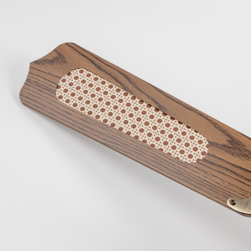 ZEVENTI - Ventilatore da soffitto NAVAGIO 1xE27/60W/230V marrone