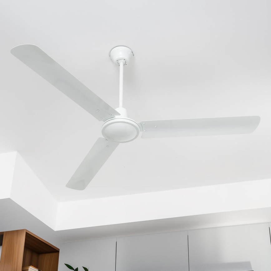ZEVENTI - Ventilatore da soffitto TOFINO bianco