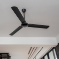 ZEVENTI - Ventilatore da soffitto TOFINO nero