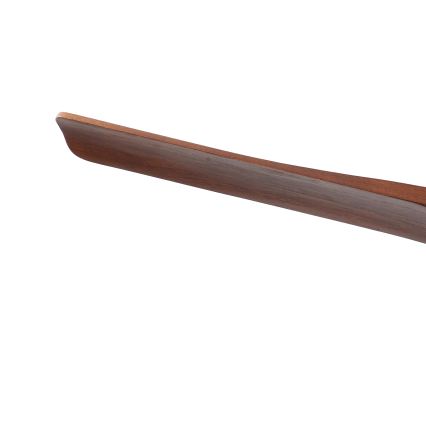 ZEVENTI - Ventilatore da soffitto VELLON Wi-Fi Tuya nero/noce + telecomando