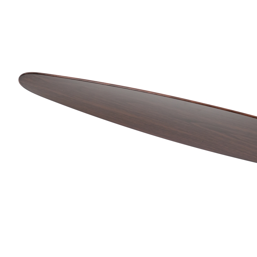 ZEVENTI - LED Ventilatore da soffitto dimmerabile VENTORA LED/24W/230V 3000/4000/6000K Wi-Fi Tuya nero/noce + telecomando