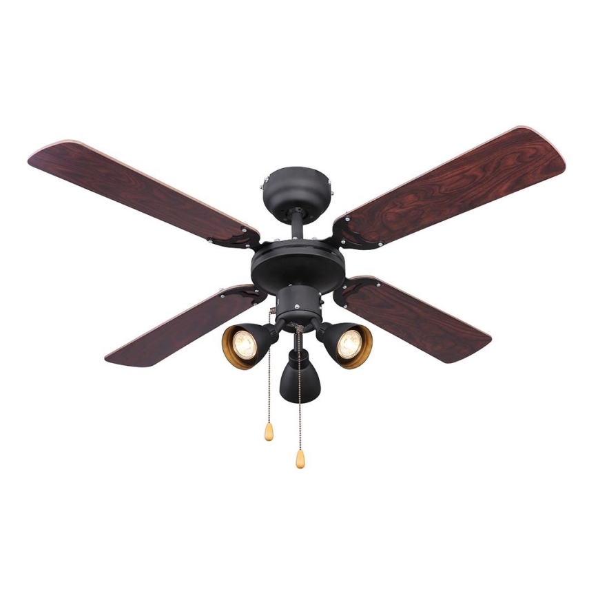 ZEVENTI - Ventilatore da soffitto ZURRIOLA 3xGU10/50W/230V