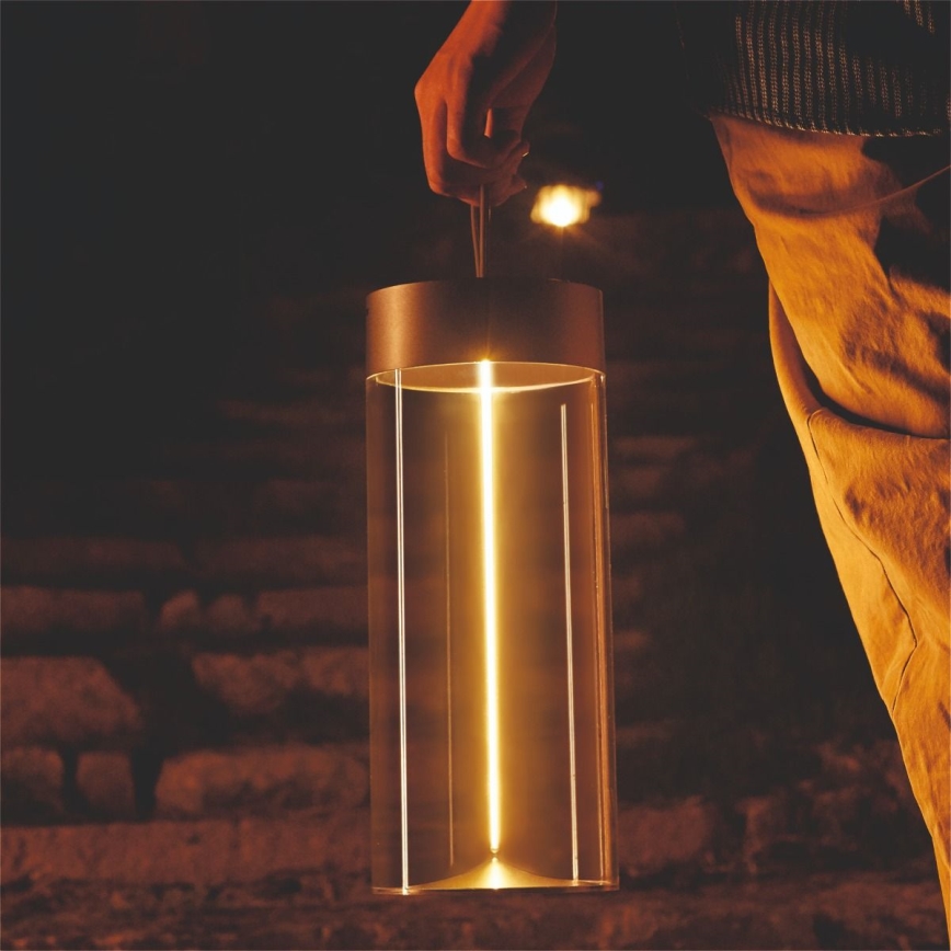Zuma Line 1003 - Lampada LED dimmerabile ricaricabile ESTERNO LED/1,2W/230V grigio IP54