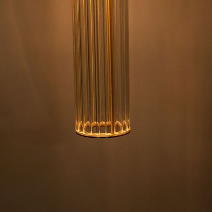 Zuma Line - Lampada a sospensione con cavo 1xE14/7W/230V dorata