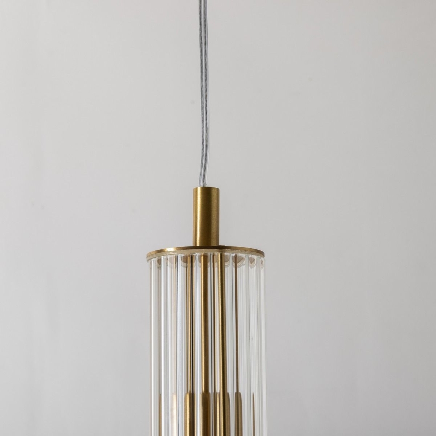 Zuma Line - Lampada a sospensione con cavo 1xE14/7W/230V dorata