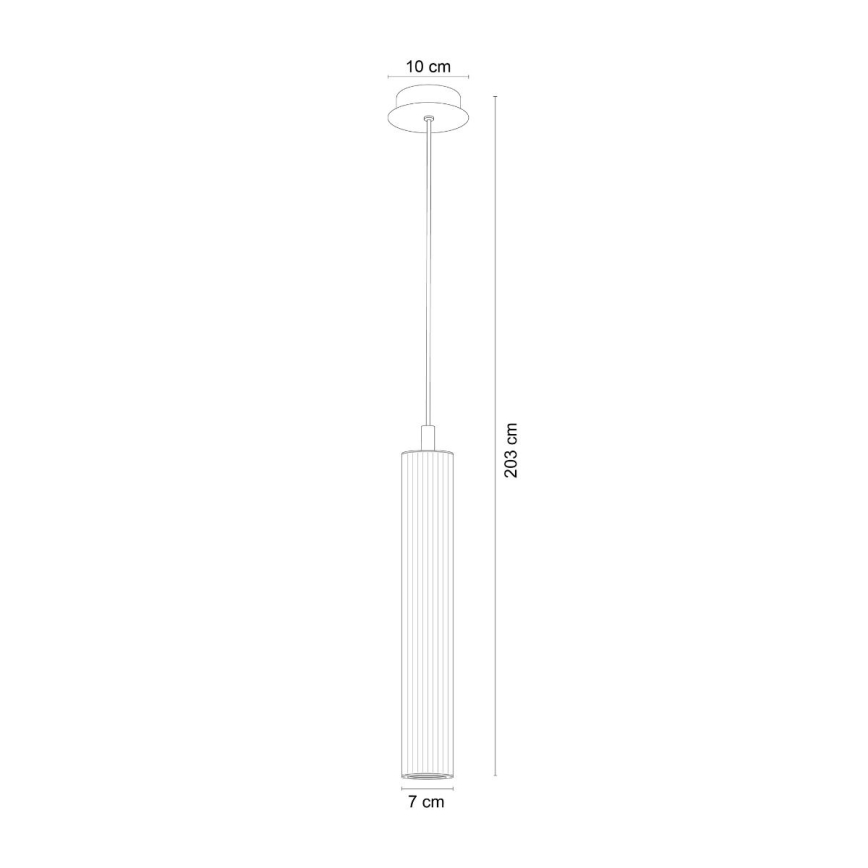 Zuma Line - Lampada a sospensione con cavo 1xE14/7W/230V dorata
