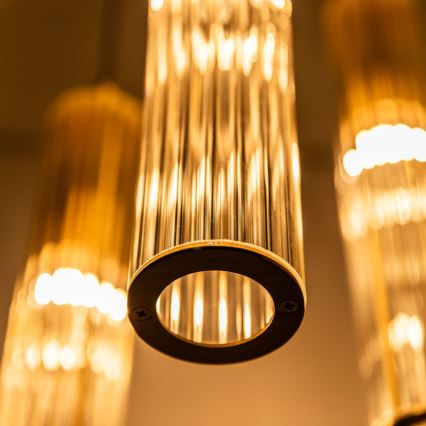 Zuma Line - Lampadario sospeso con cavo 3xE14/7W/230V oro