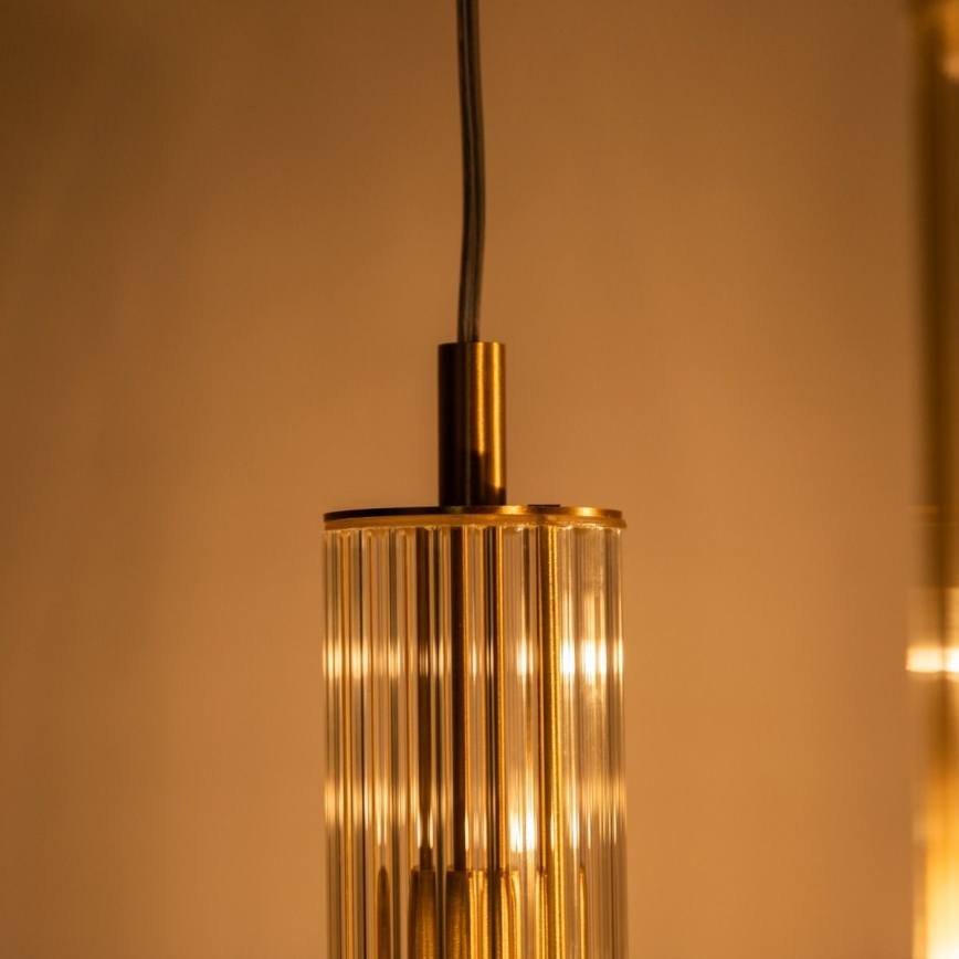 Zuma Line - Lampadario sospeso con cavo 3xE14/7W/230V oro