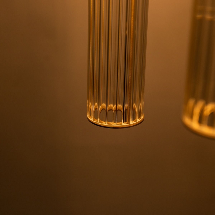 Zuma Line - Lampadario sospeso con cavo 3xE14/7W/230V oro