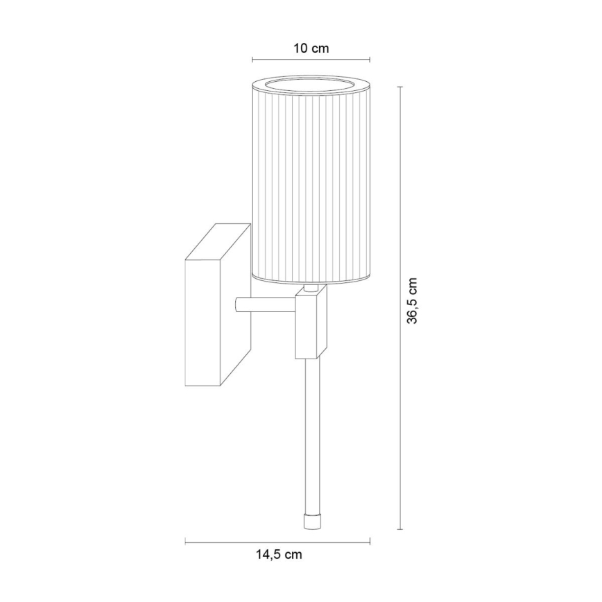 Zuma Line - Lampada da parete 1xE14/7W/230V oro
