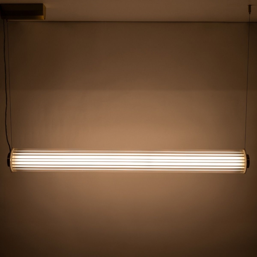 Zuma Line - Lampadario dimmerabile a cavo LED/39W/230V 2700-6500K oro + telecomando