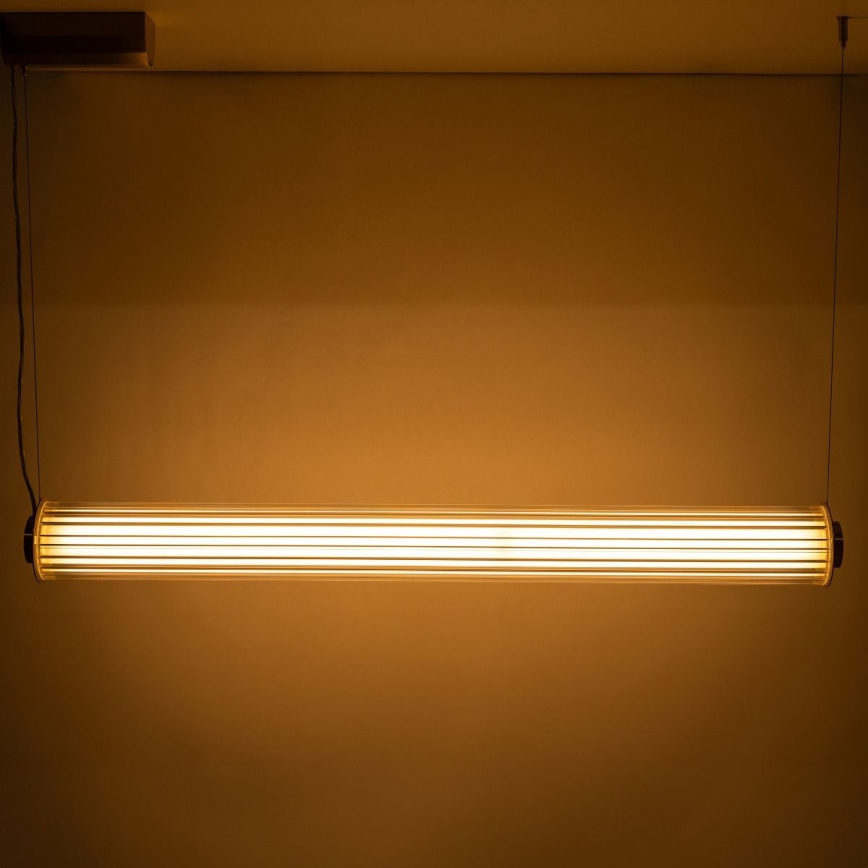 Zuma Line - Lampadario dimmerabile a cavo LED/39W/230V 2700-6500K oro + telecomando