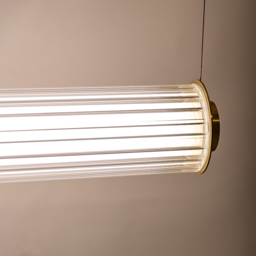Zuma Line - Lampadario dimmerabile a cavo LED/39W/230V 2700-6500K oro + telecomando