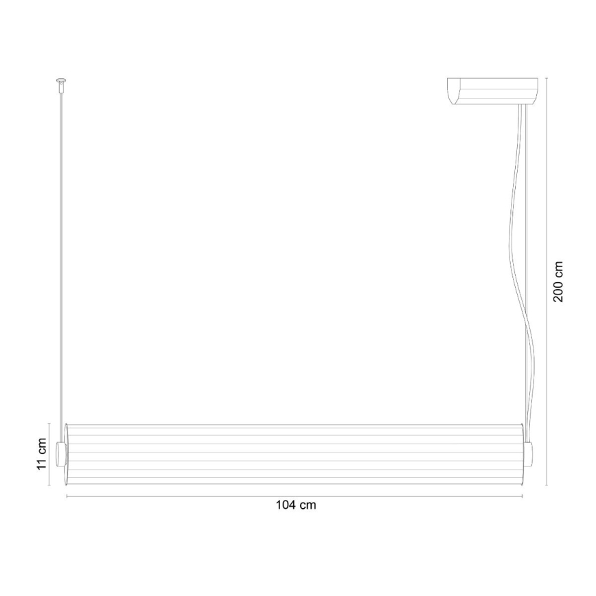 Zuma Line - Lampadario dimmerabile a cavo LED/39W/230V 2700-6500K oro + telecomando