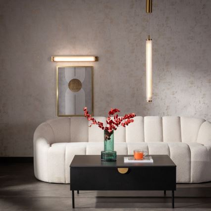 Zuma Line - Lampada a sospensione LED dimmerabile su cavo LED/26W/230V 2700-6500K oro + telecomando