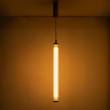 Zuma Line - Lampada a sospensione LED dimmerabile su cavo LED/26W/230V 2700-6500K oro + telecomando