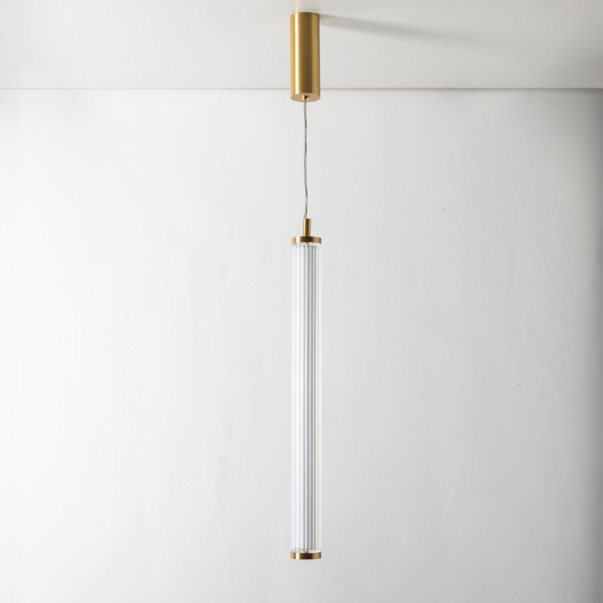 Zuma Line - Lampada a sospensione LED dimmerabile su cavo LED/26W/230V 2700-6500K oro + telecomando