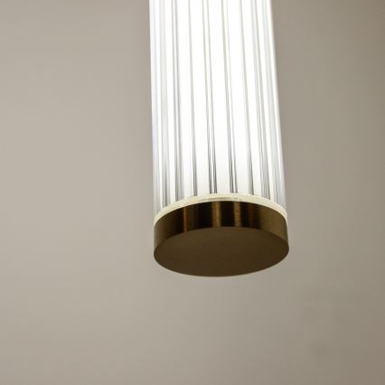 Zuma Line - Lampada a sospensione LED dimmerabile su cavo LED/26W/230V 2700-6500K oro + telecomando