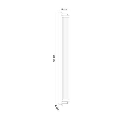 Zuma Line - Applique dimmerabile LED/26W/230V 2700-6500K dorata + telecomando