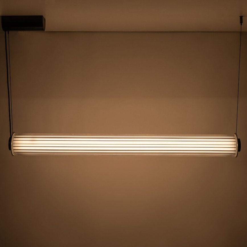 Zuma Line - Lampadario a sospensione dimmerabile con cavo LED/39W/230V 2700-6500K nero + telecomando