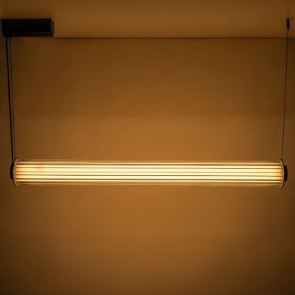 Zuma Line - Lampadario a sospensione dimmerabile con cavo LED/39W/230V 2700-6500K nero + telecomando