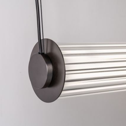 Zuma Line - Lampadario a sospensione dimmerabile con cavo LED/39W/230V 2700-6500K nero + telecomando