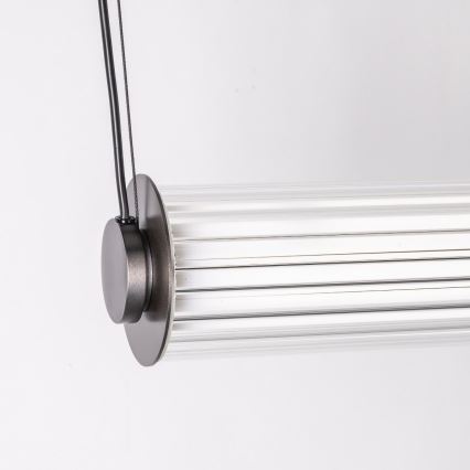 Zuma Line - Lampadario a sospensione dimmerabile con cavo LED/39W/230V 2700-6500K nero + telecomando