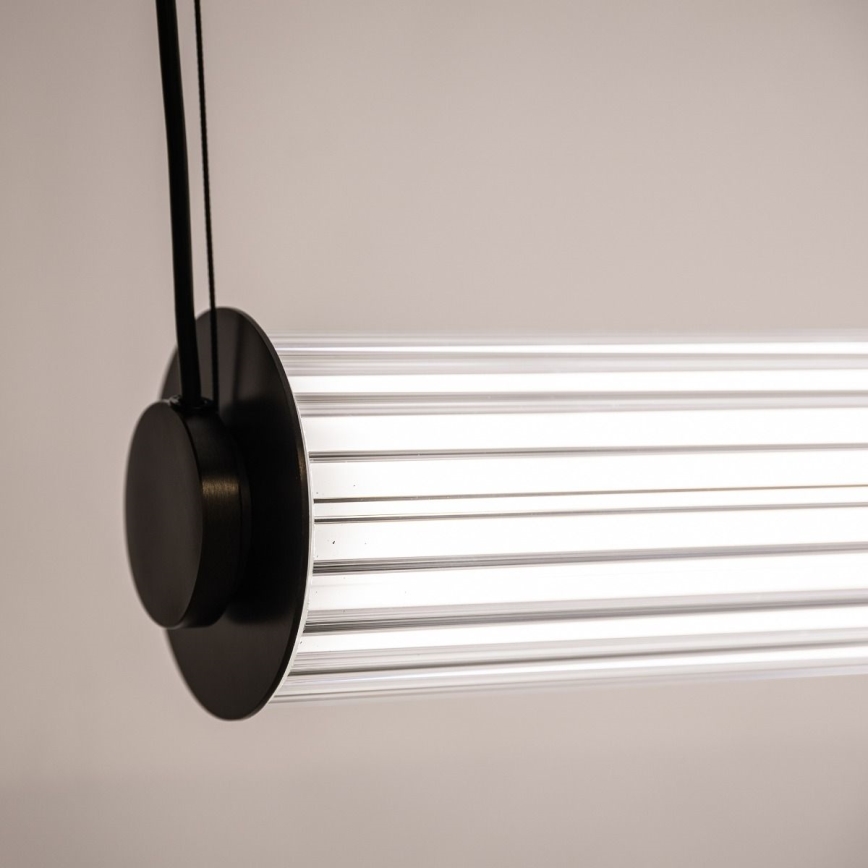 Zuma Line - Lampadario a sospensione dimmerabile con cavo LED/39W/230V 2700-6500K nero + telecomando