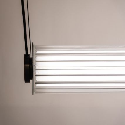 Zuma Line - Lampadario a sospensione dimmerabile con cavo LED/39W/230V 2700-6500K nero + telecomando