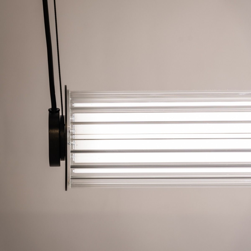 Zuma Line - Lampadario a sospensione dimmerabile con cavo LED/39W/230V 2700-6500K nero + telecomando