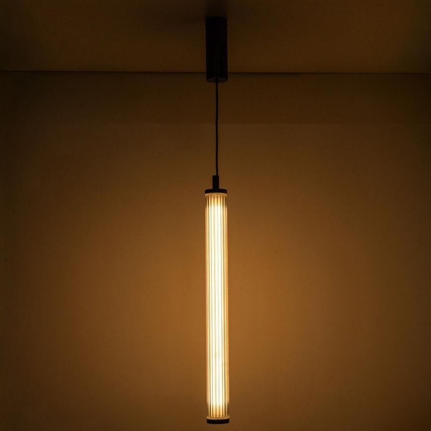 Zuma Line - Lampadario LED dimmerabile a sospensione LED/26W/230V 2700-6500K nero + telecomando