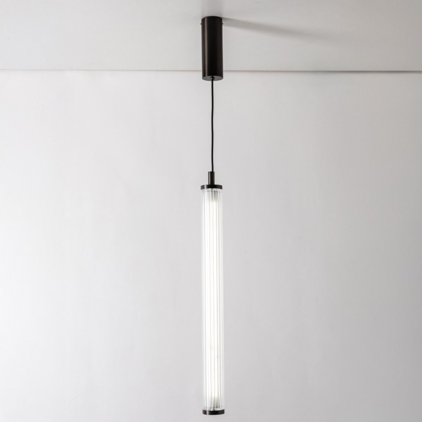 Zuma Line - Lampadario LED dimmerabile a sospensione LED/26W/230V 2700-6500K nero + telecomando