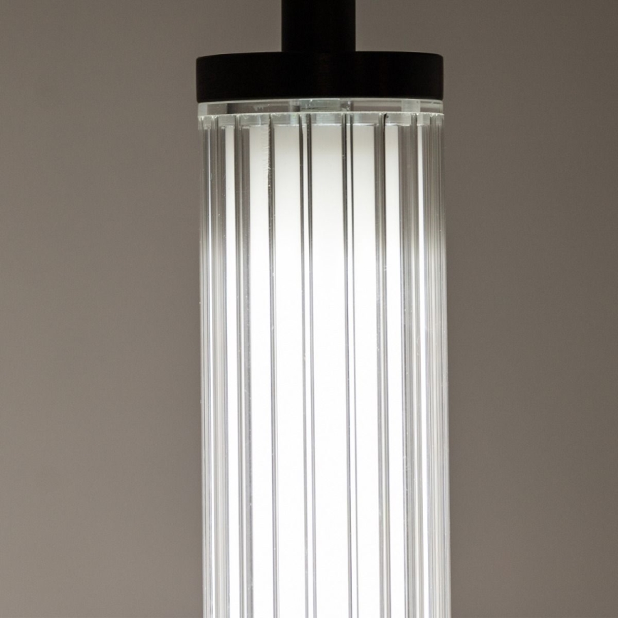 Zuma Line - Lampadario LED dimmerabile a sospensione LED/26W/230V 2700-6500K nero + telecomando