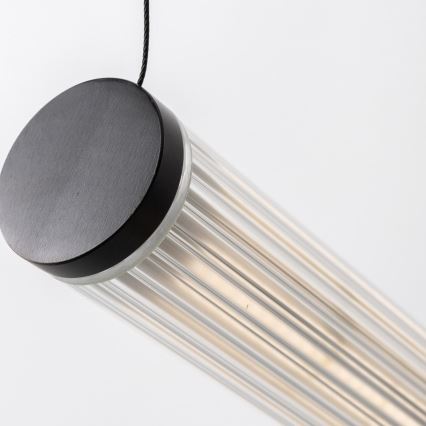 Zuma Line - Lampadario a sospensione LED dimmerabile su cavo LED/64W/230V 2700-6500K nero + telecomando