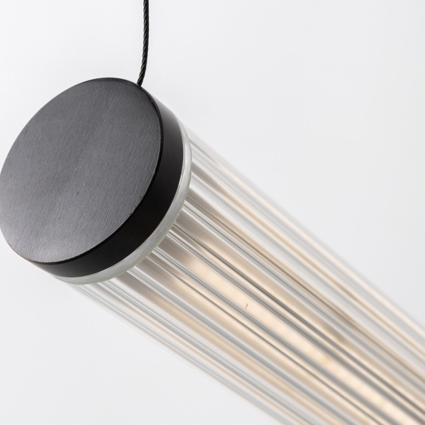 Zuma Line - Lampadario a sospensione LED dimmerabile su cavo LED/64W/230V 2700-6500K nero + telecomando