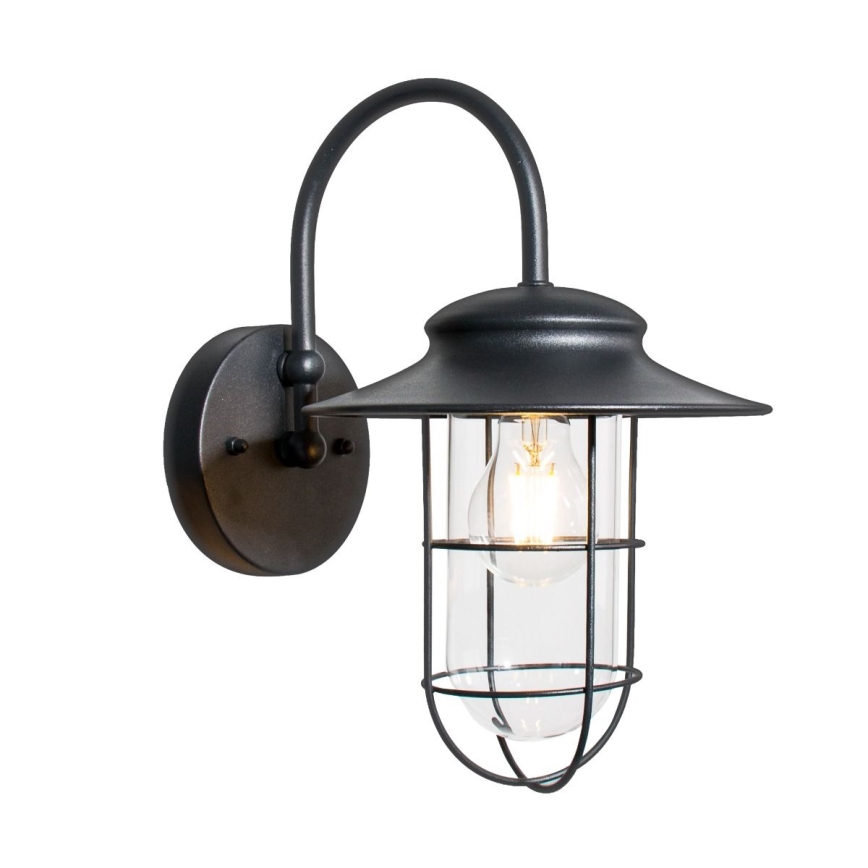 Zuma Line - Applique da esterno 1xE27/60W/230V IP44 nero