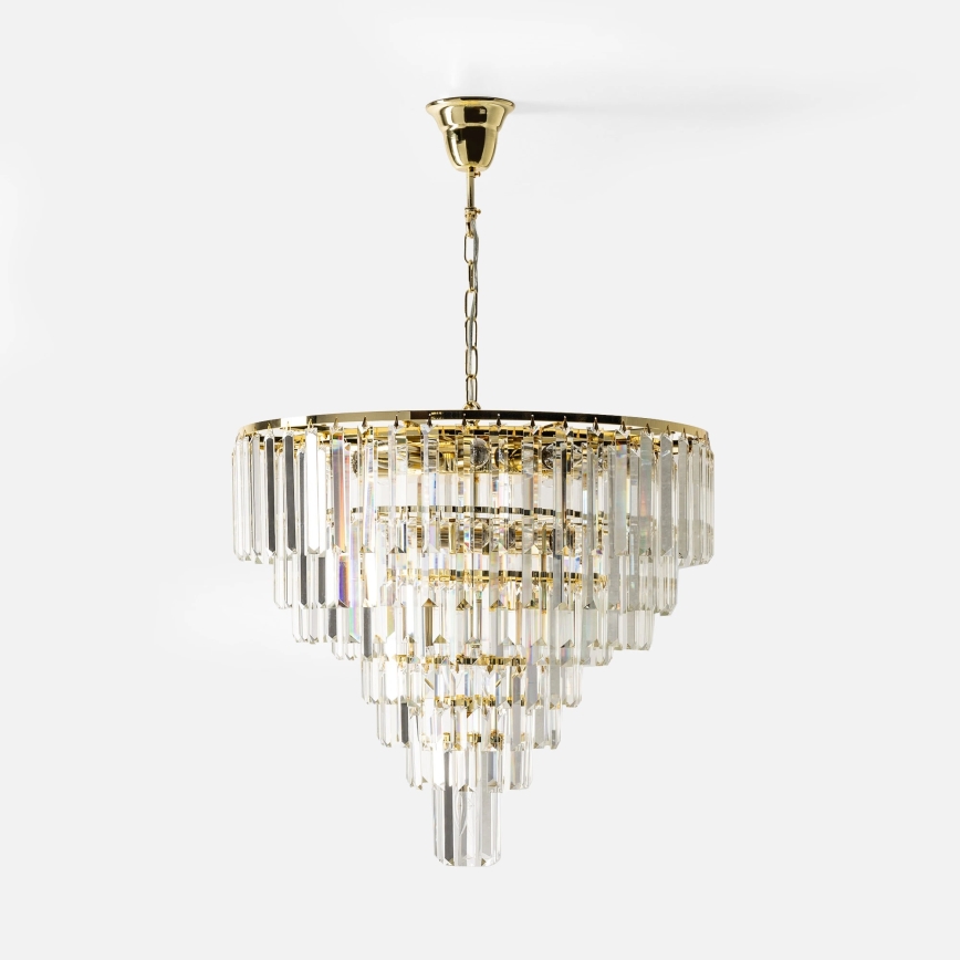 Zuma Line - Lampadario a catena 20xE14/40W/230V, finitura dorata