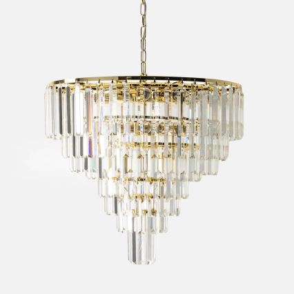Zuma Line - Lampadario a catena 20xE14/40W/230V, finitura dorata