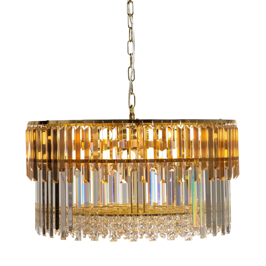 Zuma Line - Lampadario a sospensione con catena 16xE14/40W/230V diametro 60 cm oro