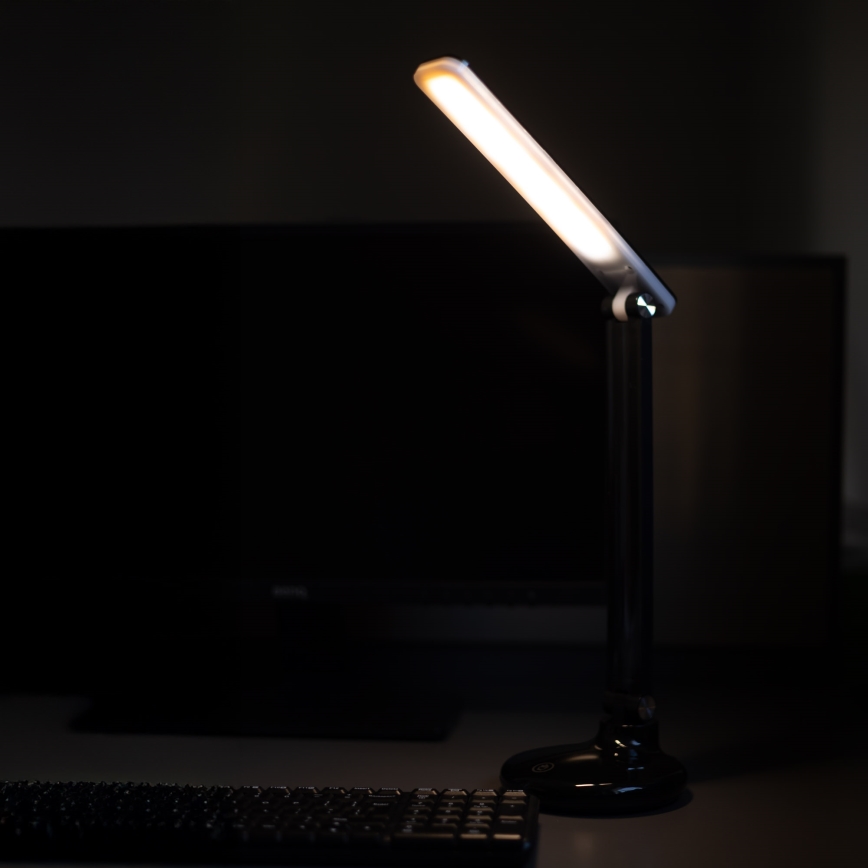 Zuma Line - LED Ricaricabile lampada da tavolo LED/6W/1200 mAh 3000/4500/6000K CRI 90 nero